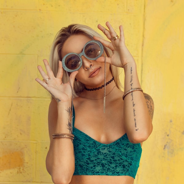 Destička kulatá chirurgická ocel Playboy HWPBSP007